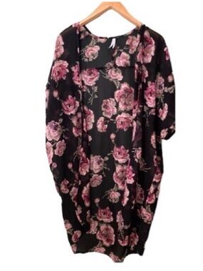 Live 4 Truth floral gorgeous sleeves swim Cover up OSFM
